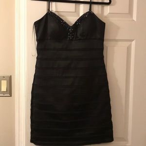 Black cocktail dress